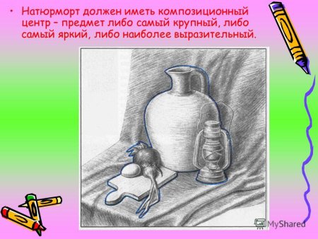 Изображение предметного мира натюрморт