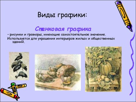 Виды графики станковая