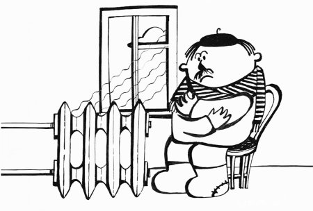 Холодные батареи карикатура