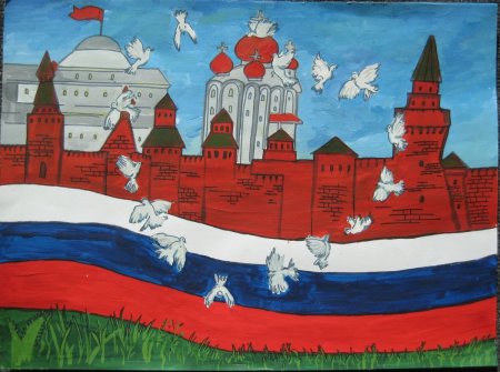 Поделка на тему Москва столица России
