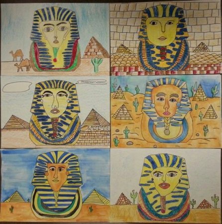 Искусство древнего Египта для детей