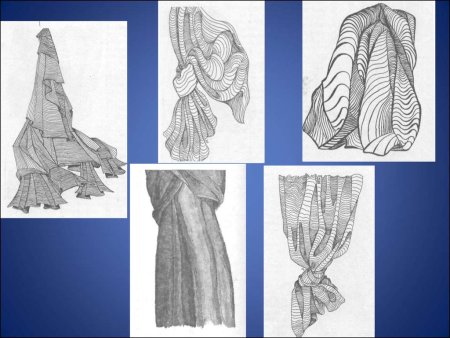 Стилизация драпировки