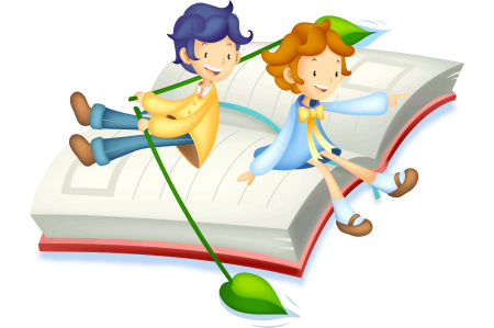 Чтение на прозрачном фоне