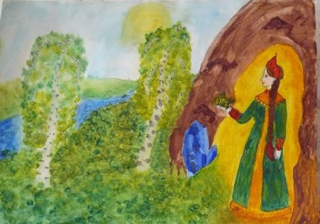 Детские рисунки гор