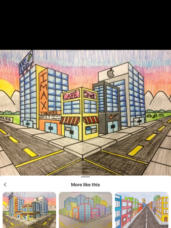 Город в перспективе легко