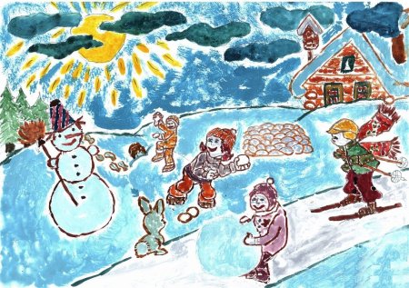 Зимние рисунки