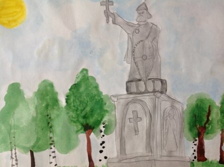 Князь Владимир Белгород рисунок