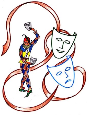 Дети рисуют театр