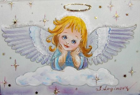 Ангел детские рисунки