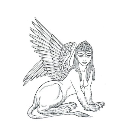 Сфинкс древняя Греция