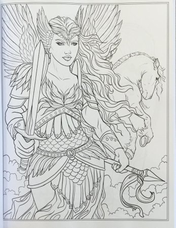 Раскраска богиня