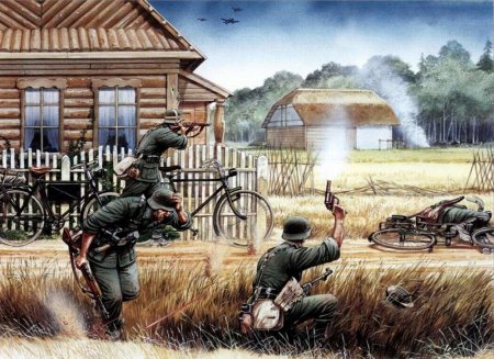 Зимнее танковое сражение