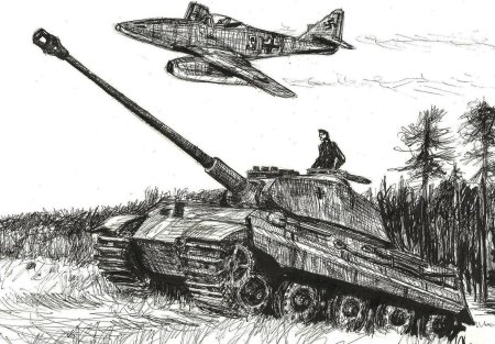 Солдат зарисовка