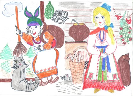 Хозяйка местной горы раскраска