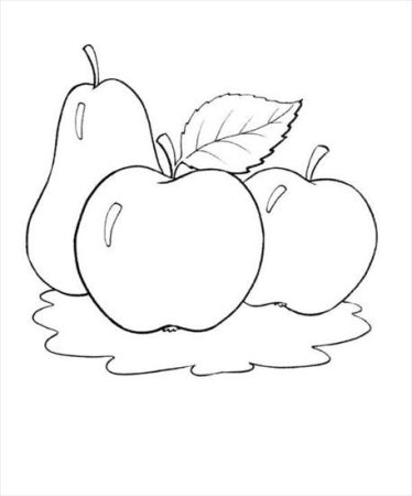 Осенний натюрморт раскраска для детей