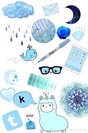 Голубая тема