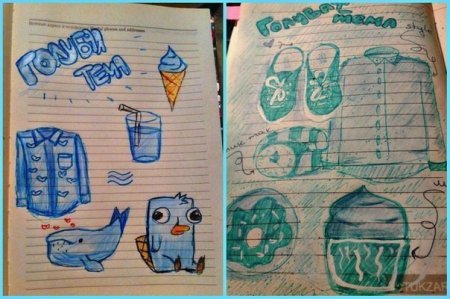 Голубая тема в дневнике