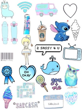 Рисунки для наклеек