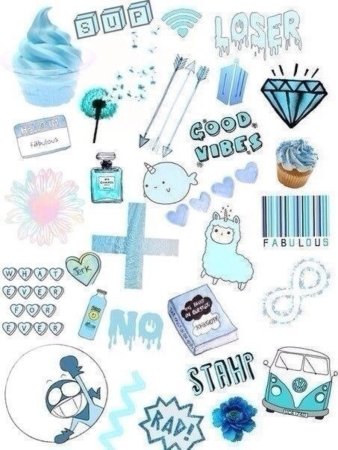 Голубая тема в дневнике