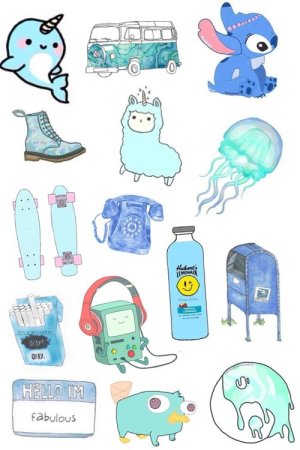 Синяя тема для личного дневника