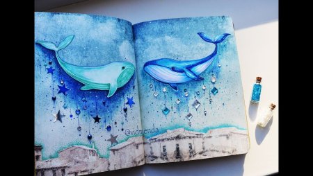 Рисунки в скетчбуке