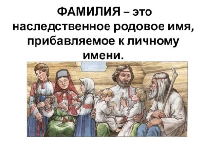 Картинки на тему фамилия