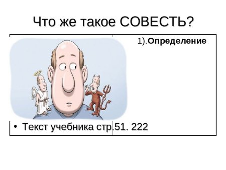 Рисунок на тему совесть