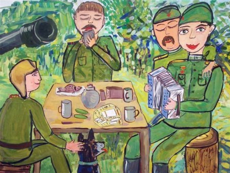Рисунок на тему война