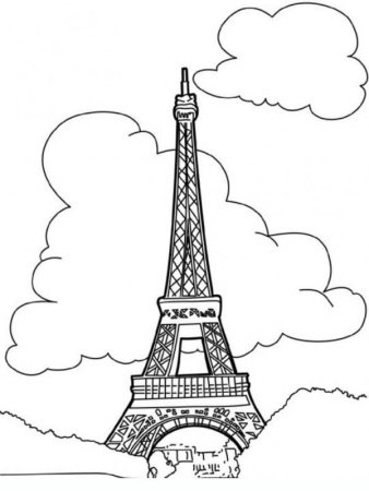 Раскраски на тему Франция