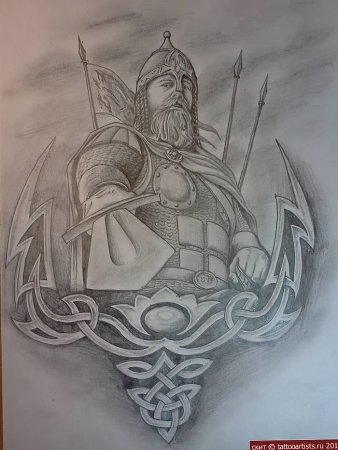 Тату славянские богатыри