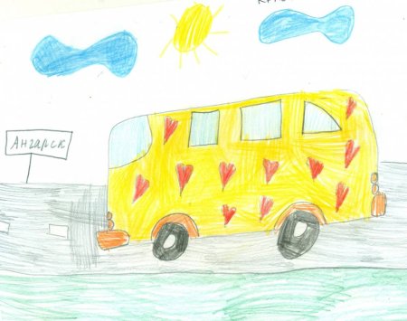 Рисование автобуса для детей старшей группы