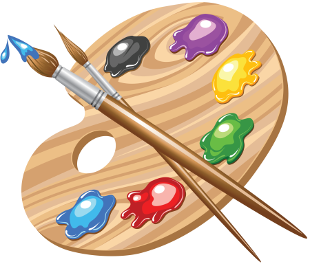 Кисти и краски