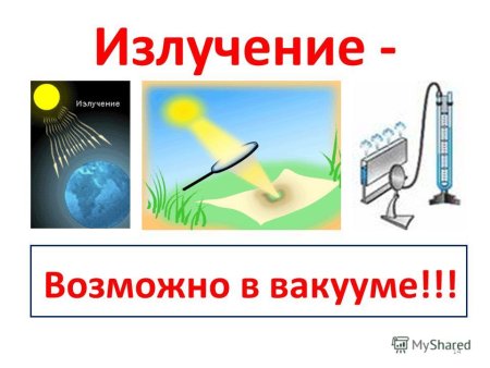 Излучение примеры