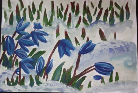 Рисунок на тему Весна