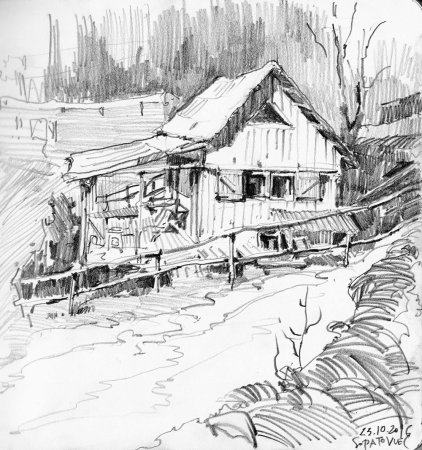 Пейзаж Графика