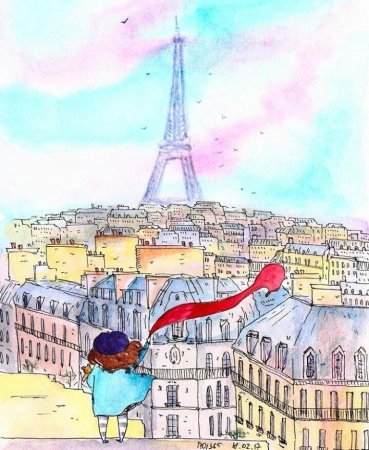 Фон французский стиль