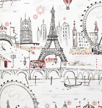 Париж акварель