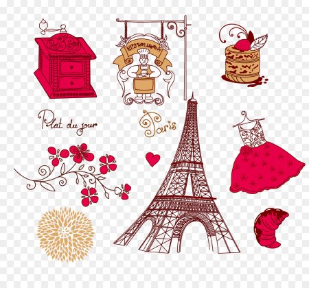 Иллюстрации во французском стиле