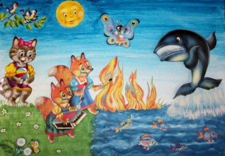 Иллюстрация к сказке путаница