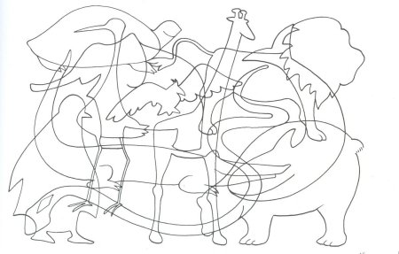 Наложенные предметы для детей