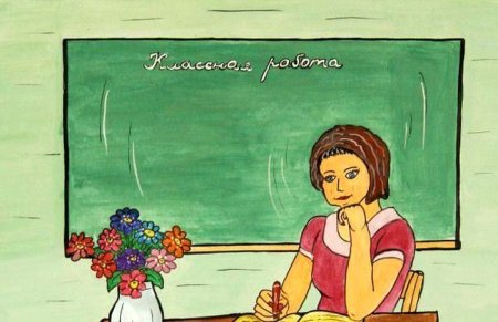 Раскраска учитель