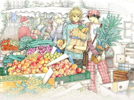 Базар иллюстрация