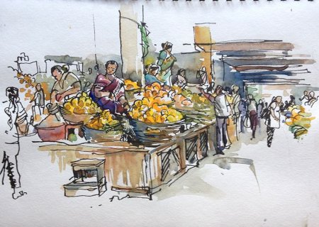 Композиция на тему рынок