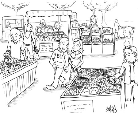 Рынок мультяшный