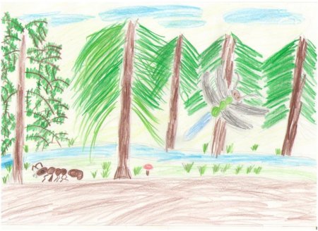 Рисунок к стиху детство Бунин