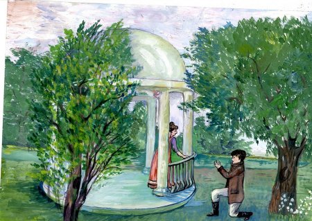 Тенистые аллеи Бунина иллюстрации