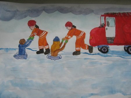 Рисунок на тему МЧС