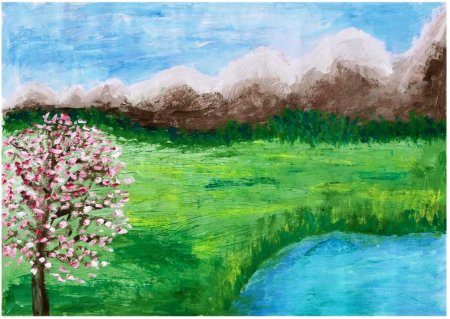 Природа Башкортостана рисунки