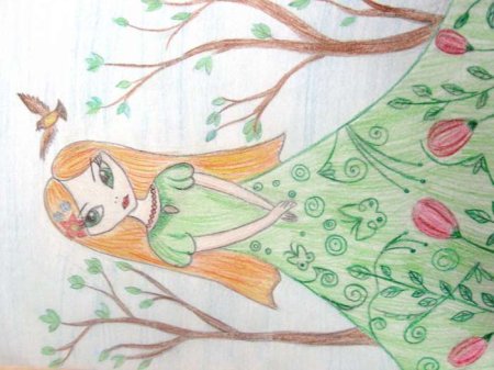 Весна идёт весне дорогу рисунок