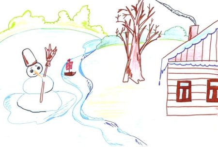 Весна рисунок